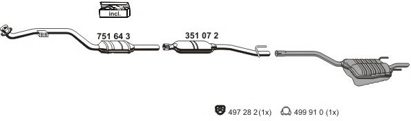 ERNST 040950 Exhaust System